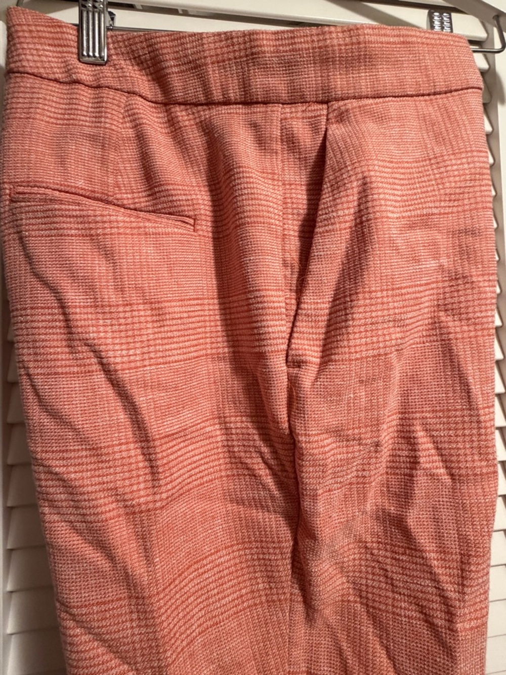Ann Taylor Petite Orange Textured Skirt
